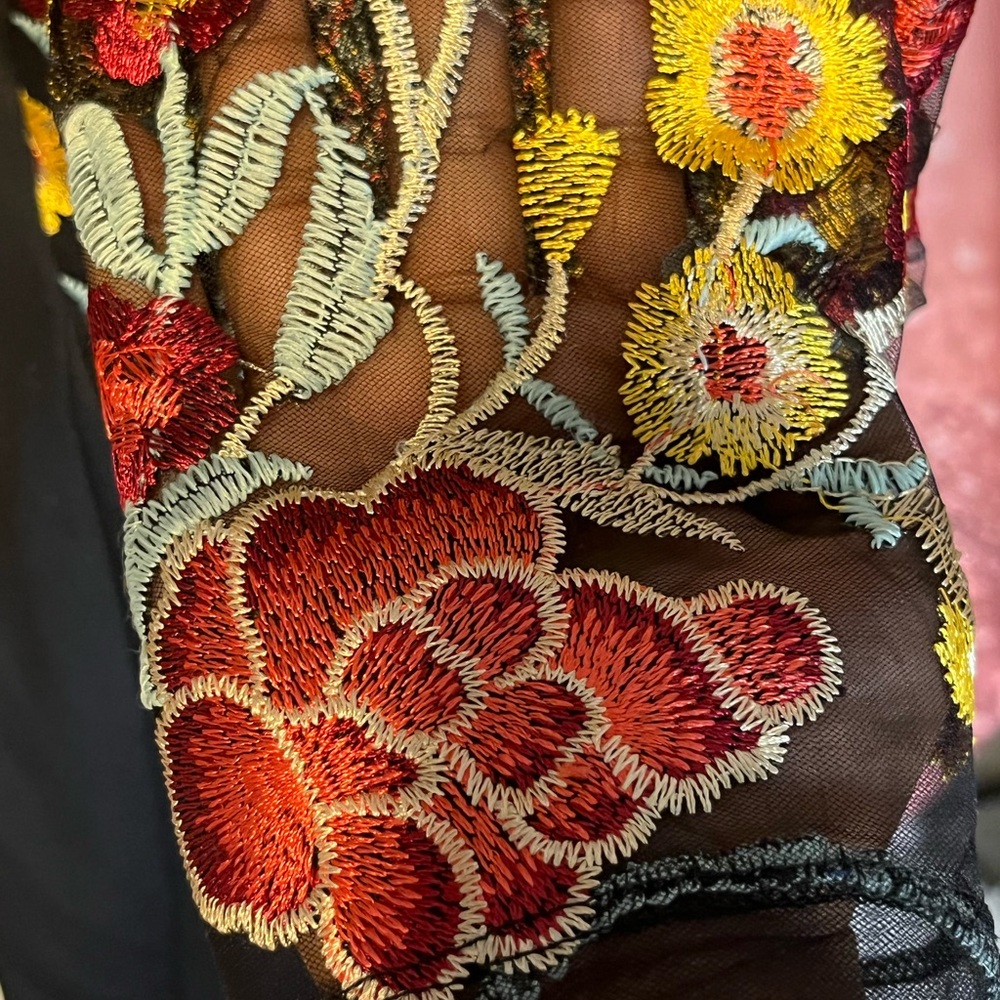 A. Byer Embroidered Club Dress - Picture 9 of 12